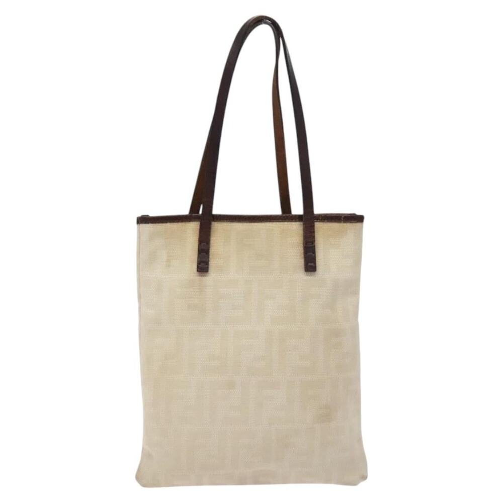 Fendi Zucca Handbag Beige